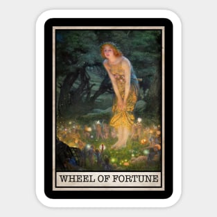 Wheel of Fortune Tarot Sticker